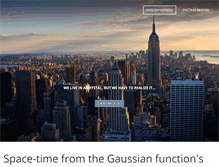 Tablet Screenshot of gaussianfunction.com